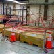Crates filled with camera equipment in the SLAC warehouse.